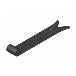 Zawias pasowy 500mm ozdobny czarny do fi.14 mod. 7020