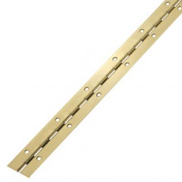Zawias taśmowy 600x32x0,7mm mosiądzowany mod.2 DIS