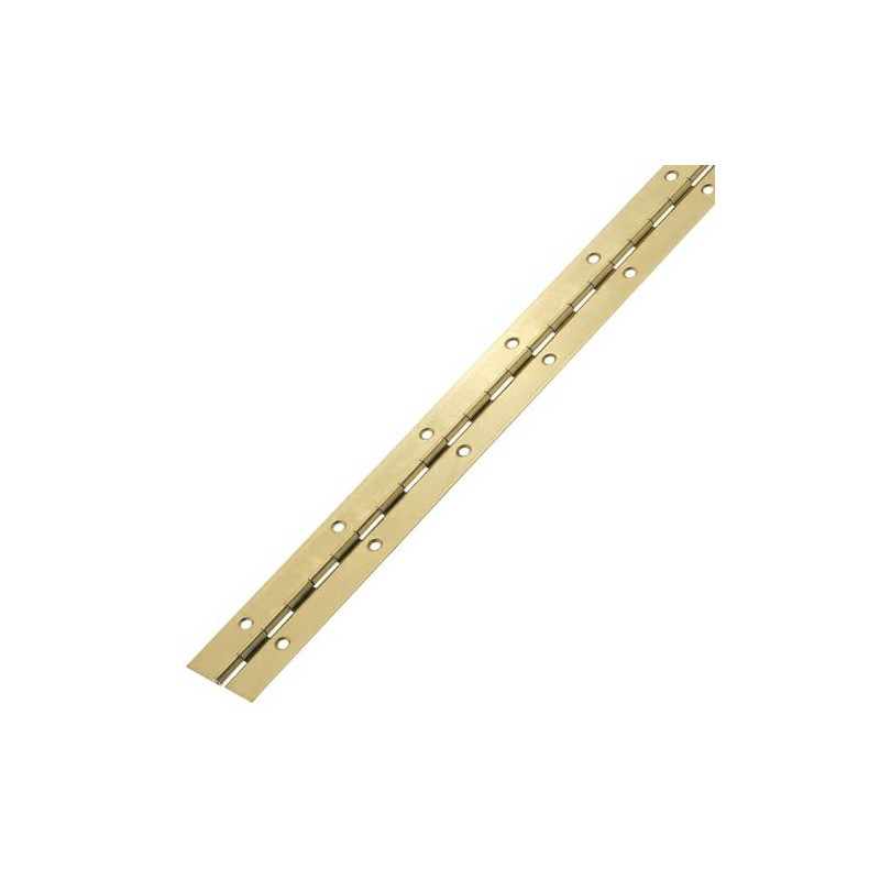 Zawias taśmowy 600x32x0,7mm mosiądzowany mod.2 DIS