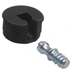 Złącze meblowe 41-12,5x6x16 czarne 4 szt