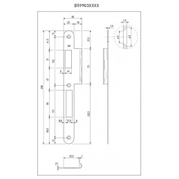 Zaczep OPERA F22/238 38-45 Pr.ch.mat
