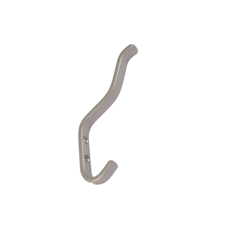 Wieszak 2-haczyki stalowy szary 125x13mm IPA 25543