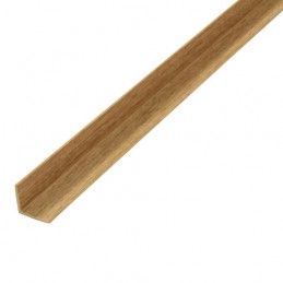 Profil kąt.20x20-2,5M ciemny orzech PCV