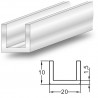 Profil U 10x20-1M stalowy lakierowany