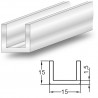Profil U 15x15-1M stalowy lakierowany
