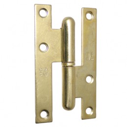 Zawias do drzwi 110x54mm stal mosiądzowany rozłączny LEWY (pl) mod. 403