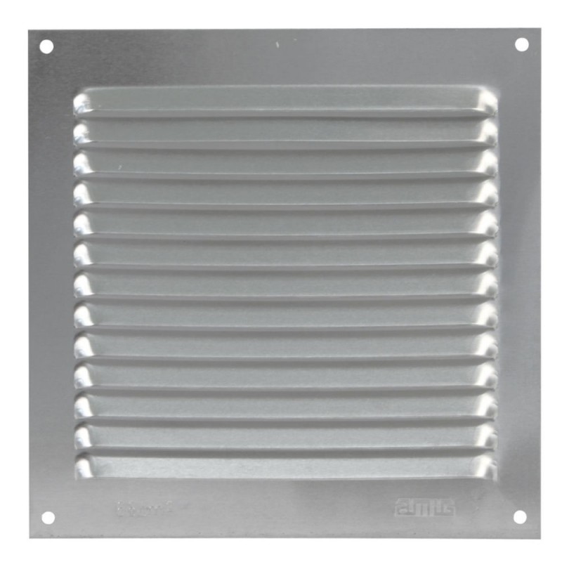 Kratka wentylacyjna 170x170mm srebrna mod.3 DIS