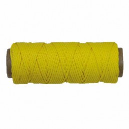 Szpagat sznurek pleciony 1,7mm 50m polipropylen żółty mod.20180 DIS