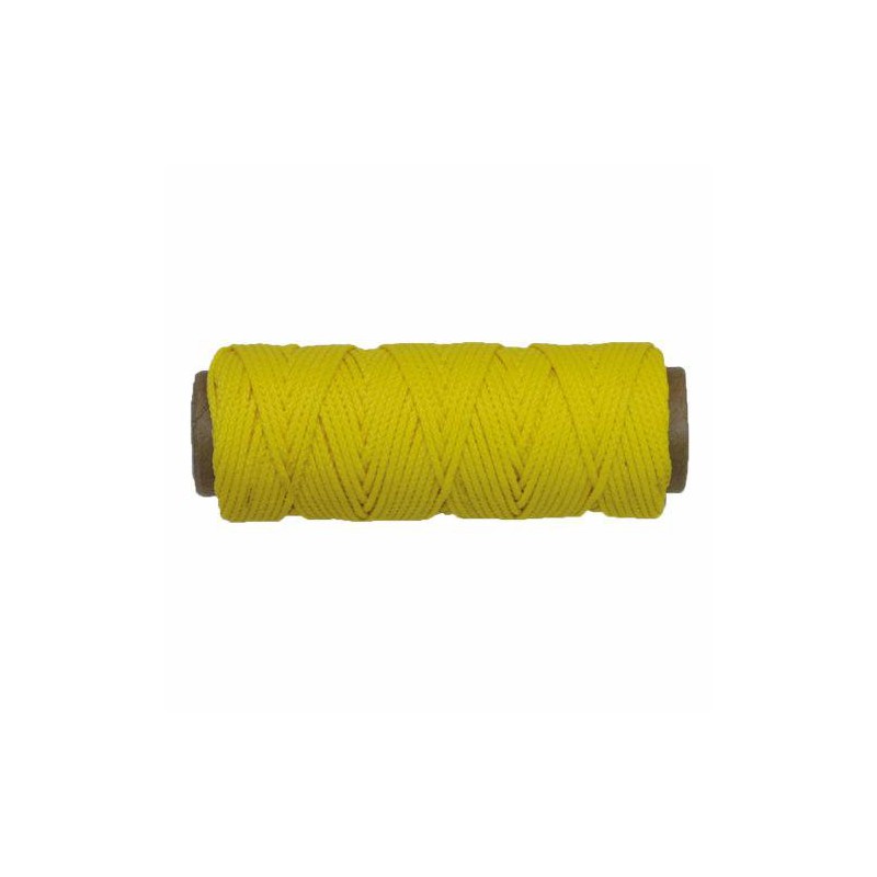 Szpagat sznurek pleciony 1,7mm 50m polipropylen żółty mod.20180 DIS