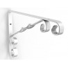 Wspornik półki stalowy  biały 280x180mm COUNTRY 28