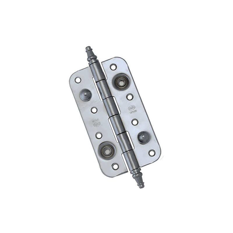 Zawias antywyważeniowy 150x82mm chrom mat mod. 566