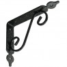 Wspornik półki stalowy czarny rustykalny 110x140mm TOSCANIA 14