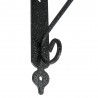 Wspornik półki stalowy czarny rustykalny 110x140mm TOSCANIA 14
