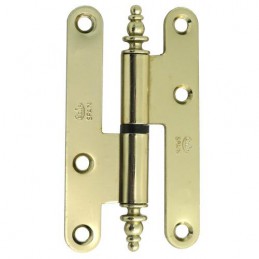 Zawias do drzwi 94x54mm stal złoty rozłączny PRAWY (pl) mod. 408