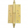 Zawias do drzwi 120x80mm mosiądz matowy PRAWY (pl) mod. 415
