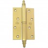 Zawias do drzwi 120x80mm mosiądz matowy LEWY (pl) mod. 415