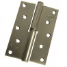 Zawias do drzwi 120x80mm stal złoto antyczne rozłączny PRAWY (pl) mod. 5007