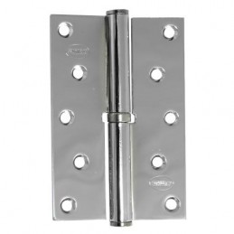 Zawias do drzwi 120x80mm stal chrom połysk rozłączny LEWY (pl) mod. 5007