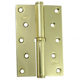 Zawias do drzwi 120x80mm stal mosiądzowany połysk rozłączny LEWY (pl) mod. 5007