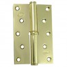 Zawias do drzwi 120x80mm stal mosiądzowany połysk rozłączny LEWY (pl) mod. 5007