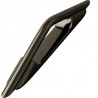 Uchwyt meblowy 75-128 z podst czarny nik