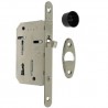Zamek hakowy na klucz 50mm nikiel połysk czoło 16x160mm mod. SCIVOLA Tre