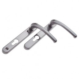 Klamka WINDSOR L/L wkładka 92 HX grafit
