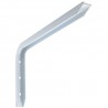 Wspornik półki aluminium biały 250x150mm mod.4
