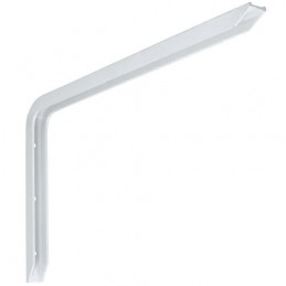 Wspornik półki aluminium biały 350x200mm mod.4
