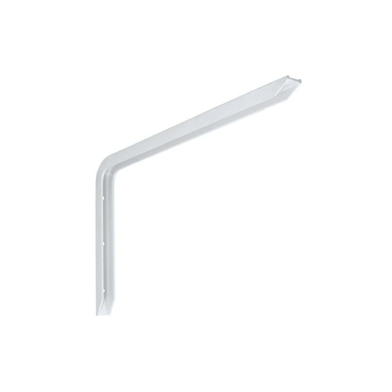 Wspornik półki aluminium biały 350x200mm mod.4