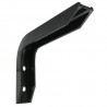 Wspornik półki aluminium czarny 120x80mm mod.4