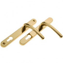 Klamka Balmoral FRENCH L/L wkładka 92mm złota