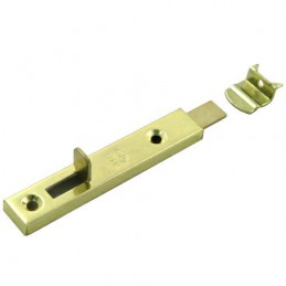 Zasuwka meblowa stalowa 80mm mosiądzowana mod. 368