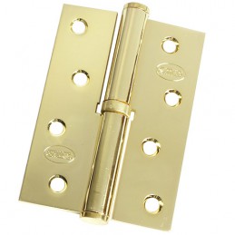 Zawias do drzwi 100x70mm stal mosiądzowany lakierowany rozłączny PRAWY (pl) mod. 5007A