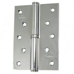 Zawias do drzwi 120x80mm stal chrom połysk rozłączny LEWY (pl) mod. 5007A