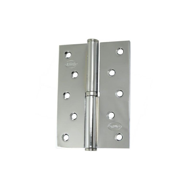 Zawias do drzwi 120x80mm stal chrom połysk rozłączny LEWY (pl) mod. 5007A