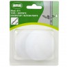 Odbój drzwiowy 60mm biały odbojnik ścienny 2 szt. mod.411 DIS