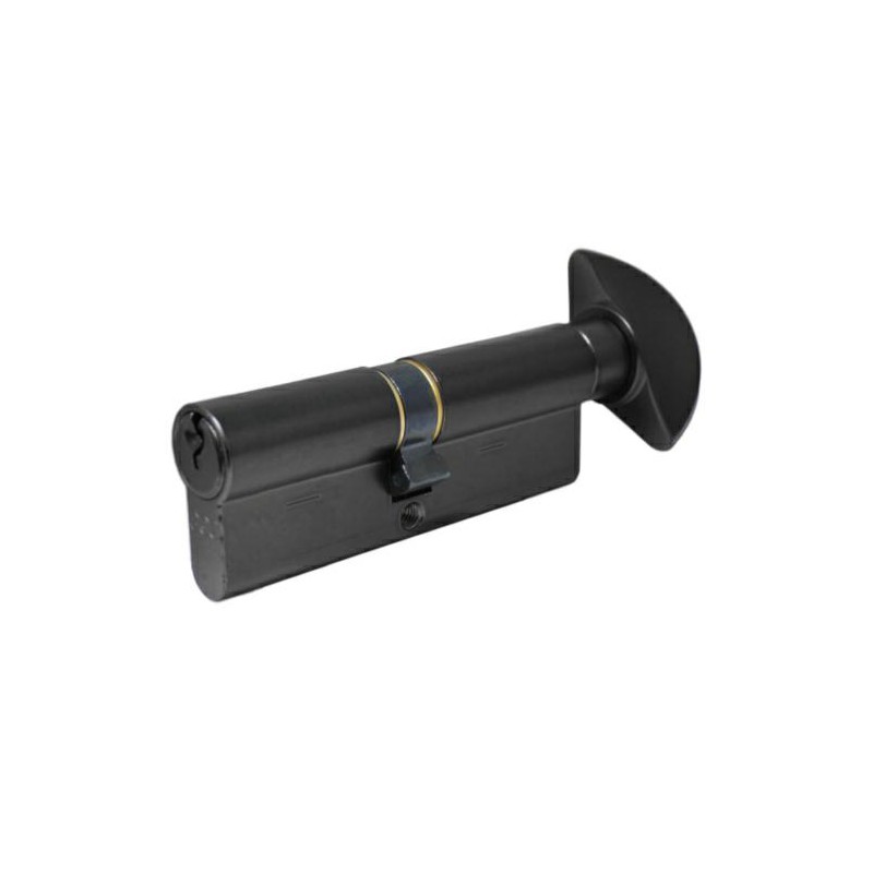 Wkładka z gałką do drzwi 100mm G45/55 czarna mod.600