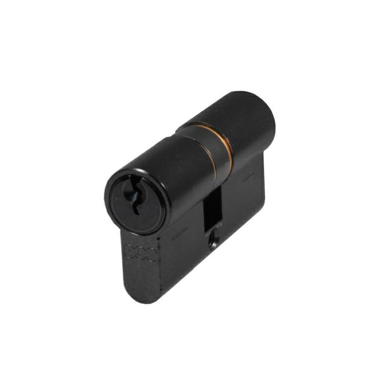Wkładka drzwiowa 54mm 27/27 czarna matowa mod.600