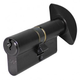 Wkładka z gałką do drzwi 64mm G27/37 czarny mat mod.600