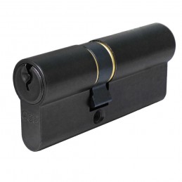 Wkładka drzwiowa 65mm 30/35 czarna matowa mod.600
