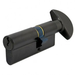 Wkładka z gałką do drzwi 75mm G30/45 czarny mat mod.600