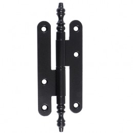 Zawias do drzwi 134x54mm stal czarny rozłączny PRAWY (pl) mod. 606