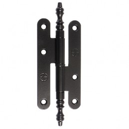 Zawias do drzwi 134x54mm stal czarny rozłączny LEWY (pl) mod. 606