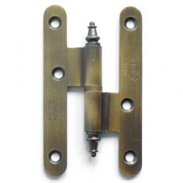 Zawias do drzwi 100x58mm mosiądz złoto antyczne rozłączny LEWY (pl) mod. 407