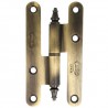Zawias do drzwi mosiężny 100x58mm złoto antyczne rozłączny PRAWY (pl) mod. 407 EAN