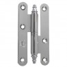 Zawias do drzwi 80x41mm mosiądz chrom połysk rozłączny LEWY (pl) mod. 407