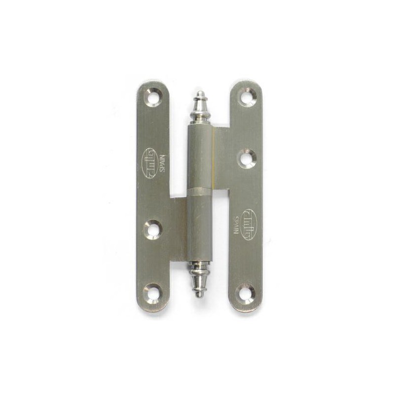 Zawias do drzwi 95x52mm mosiężny chrom mat rozłączny PRAWY (pl) mod. 407