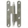Zawias do drzwi 95x52mm mosiężny chrom mat rozłączny LEWY (pl) mod. 407