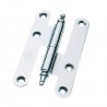 Zawias do drzwi 95x52mm mosiężny chrom połysk rozłączny LEWY (pl) mod. 407